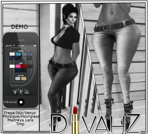 !DC! LaFlare Skinny Jeans (Mesh) DEMO