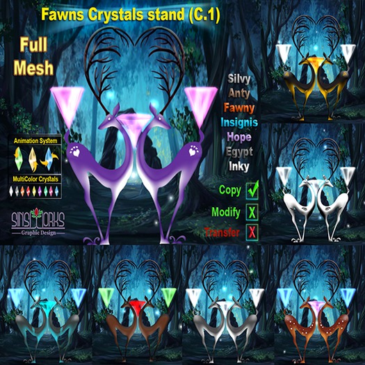 (S.W) Fawns Crystals stand (C.1) 