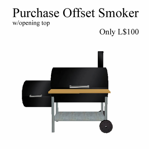 Second Life Marketplace Offset Smoker Box