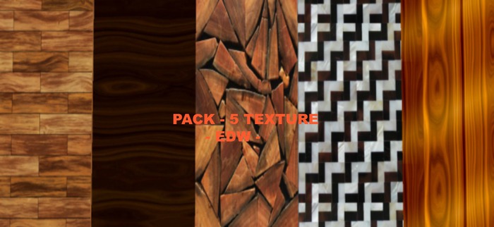 TEXTURE - PACK 5 UNID.(05)