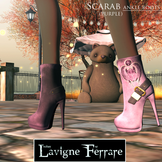 Scarab Boots Purple (Mesh)
