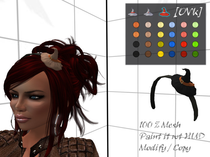 [OVK] Witch HeadBand MiniHat, "Paint it"