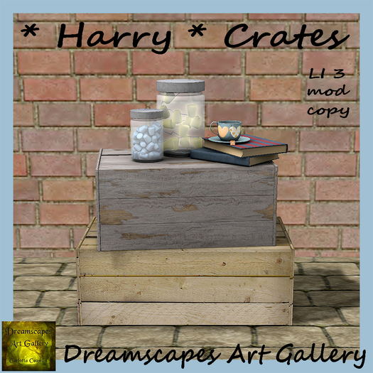 *Harry* Crates B - Dreamscapes Art Gallery BOX