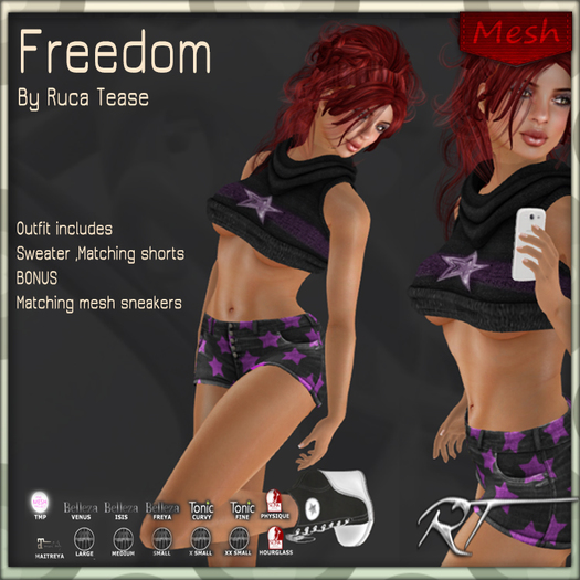 Ruca Tease FREEDOM Bag FUSCHIA