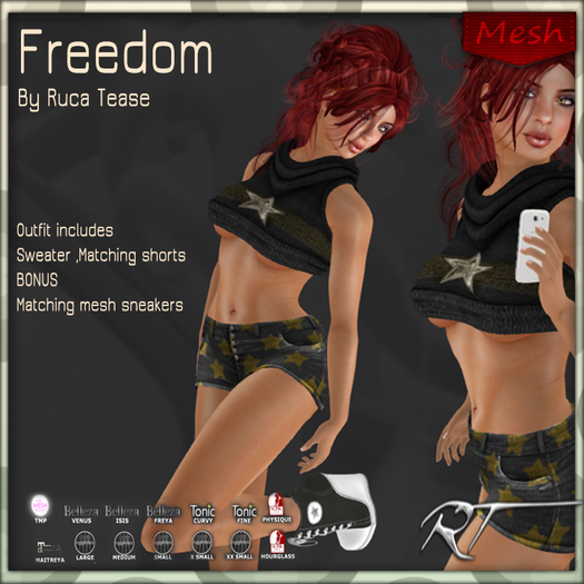 Ruca Tease FREEDOM GOLD