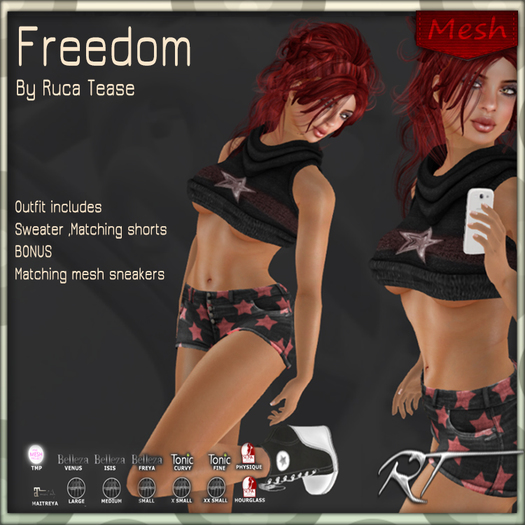 Ruca Tease FREEDOM _ Bag PINK