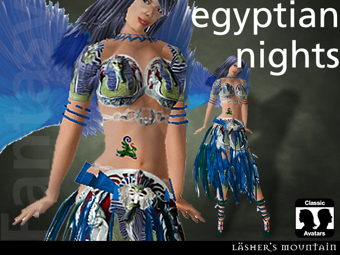 EGYPTIAN NIGHTS Fantasy Outfit