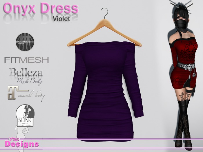 Onyx Dress Violet