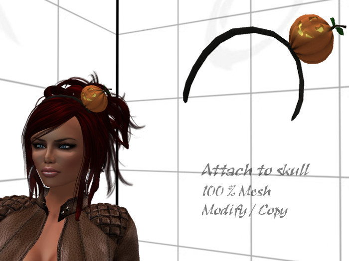 [OVK] Pumpkins Headband MiniHat