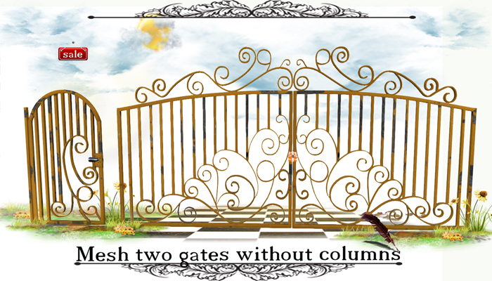 Mesh two gates without columns v. 1