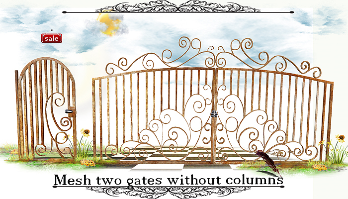 Mesh two gates without columns v.2