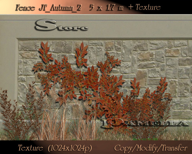 Fence JT_Autumn_2 + texture (BOX)