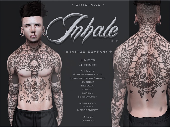 .Inhale. Burden -Full Tattoo-(Wear2Unpack)