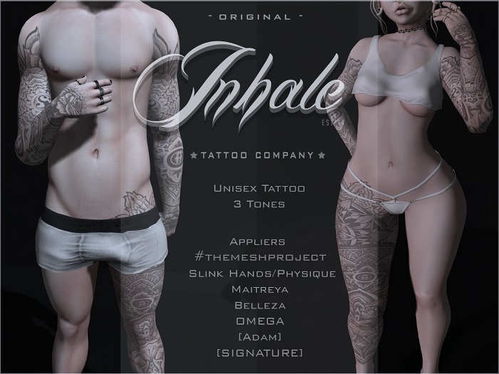 .Inhale. Creeper -Tattoo- (Wear2Unpack)