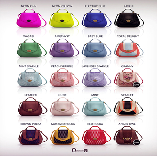 The Secret Store - Tiny Satchel - Neon Pink
