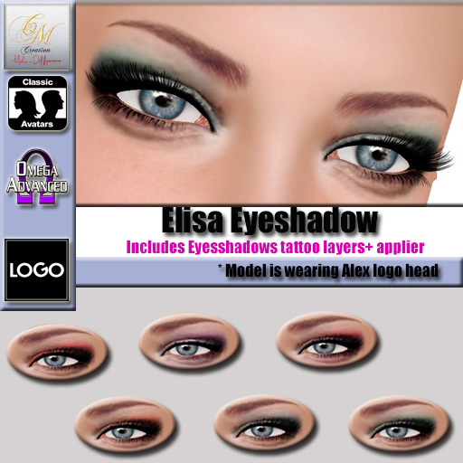 elisa Eyeshadows omega box