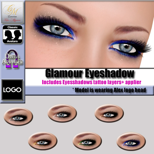 Glamour Eyeshadows omega box