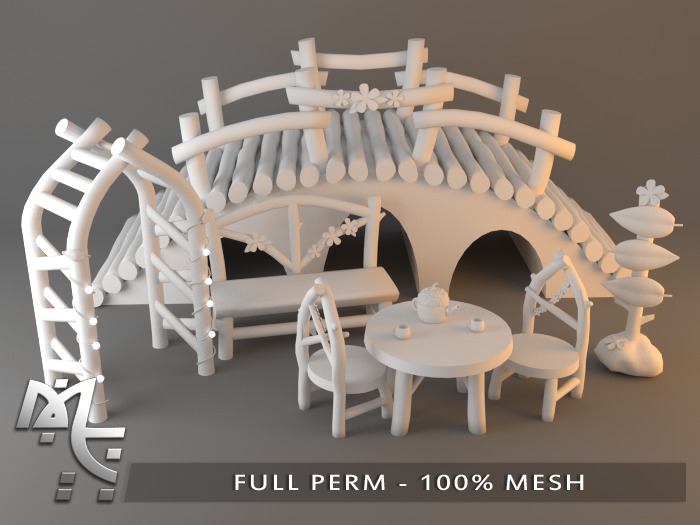 Faerie Garden Set - FULL PERM