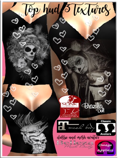 hud shirt 3 textures