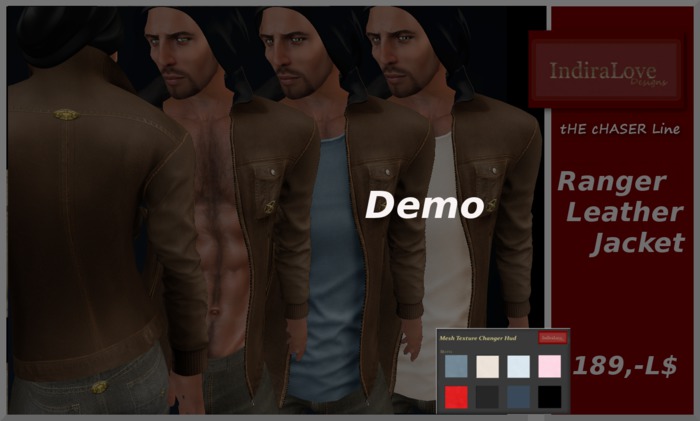 IL~tHe cHASER Line~Ranger Leather Jacket-Demo