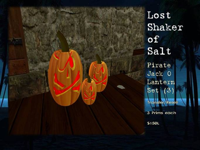 Pirate Jack O Lantern Set
