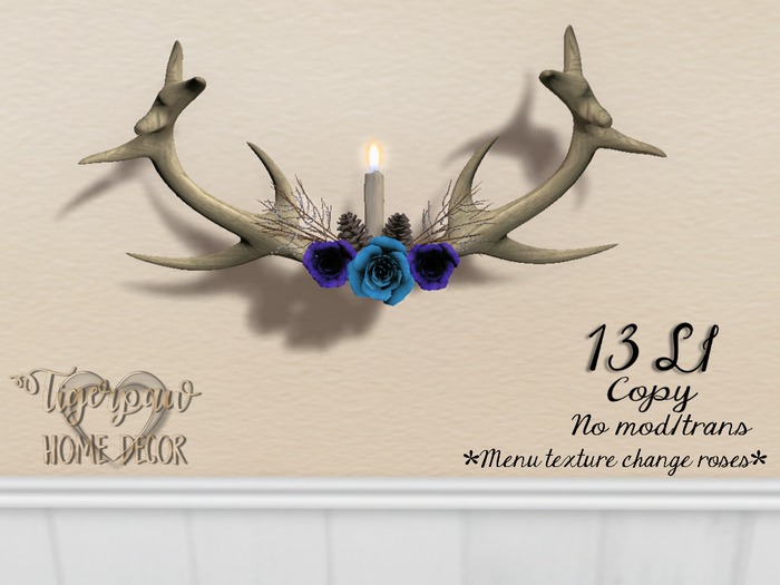 THD~Antler wall deco