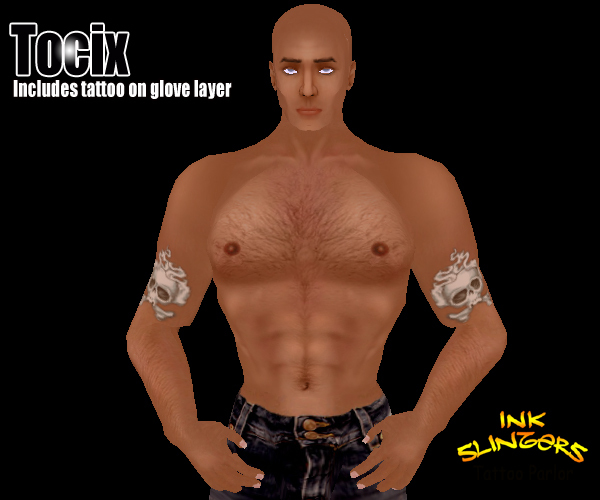 Toxic glove tattoos