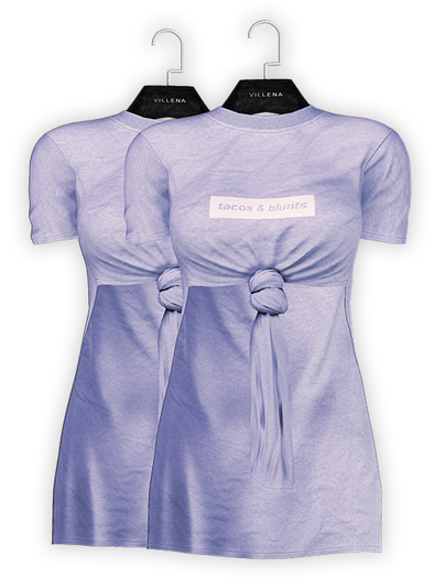 .:villena:. - Tied Side Split - Blue