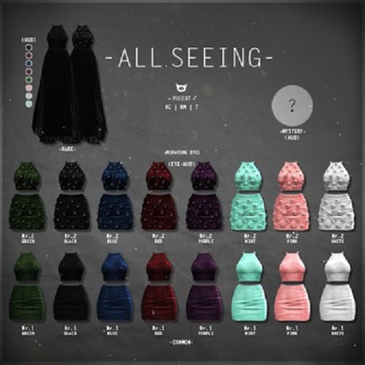 Gacha Extras -Pixicat- All-Seeing.Nr1 - Green (Maitreya)