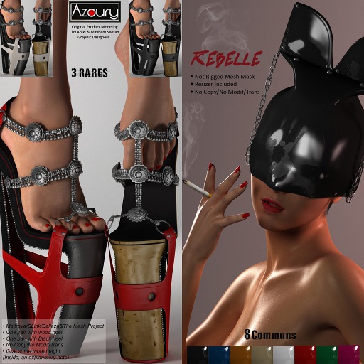 AZOURY - Rebelle Mask [Blue]