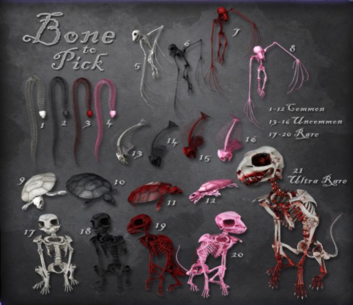 ::Static:: Bone to Pick - Cat Perch 19 RARE