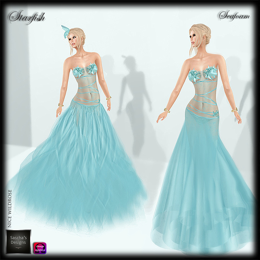 SAS - Starfish Seafoam Gown (+ Omega)