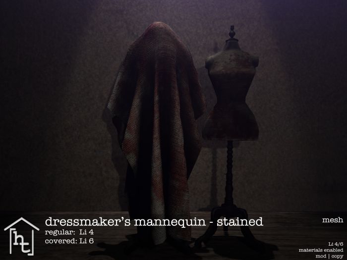 [ht:home] dressmaker's mannequin - stained