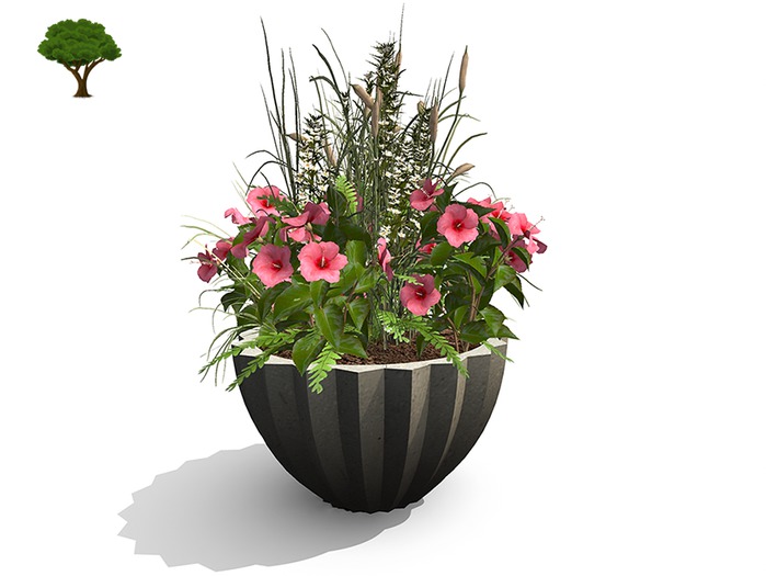 ~ xantes ~ Mesh Flowers Planter Sean
