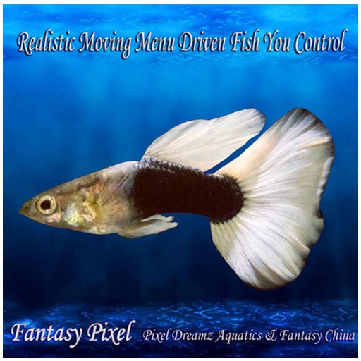 FP Realistic Moving Menu Driven Fish YOU CONTROL Recording fish 57 BP
