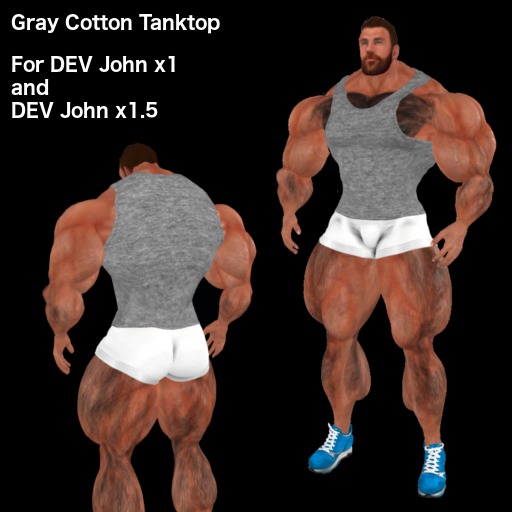 [MM] Gray Cotton Tanktop