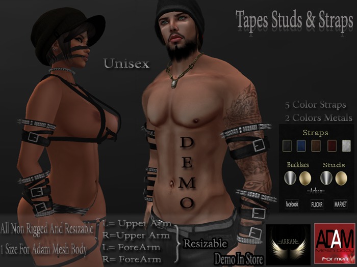 .::Arkan::. TAPES STUDS & STRAPS {DEMO}