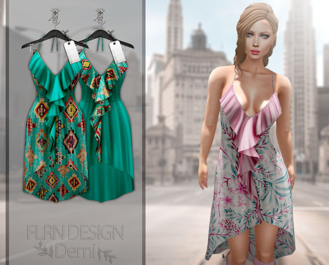 [FLRN] Demi Dress Sea