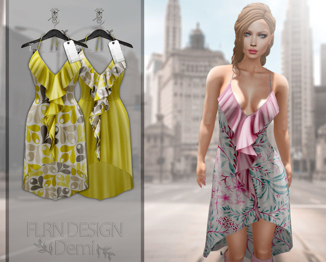 [FLRN] Demi Dress Lemon