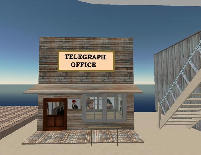 Basic western house mod 3 (telegraph office) Boxed 1
