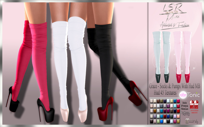 LsR Shoes - Grace - Socks & Pumps