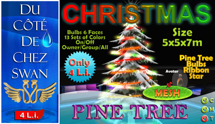 Christmas Tree with Snow - 4 L.i.