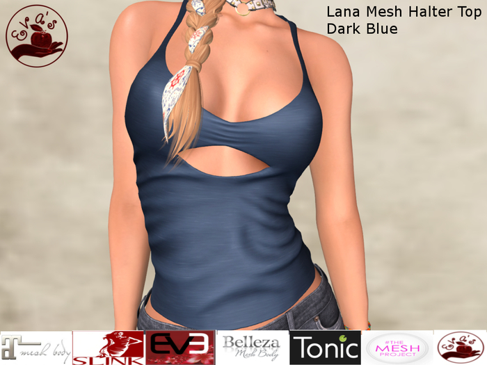 (Eva's Temptation) Lana Top Dark Blue
