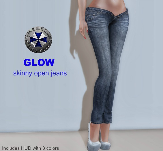 Umbrella Glow Skinny Open Jeans