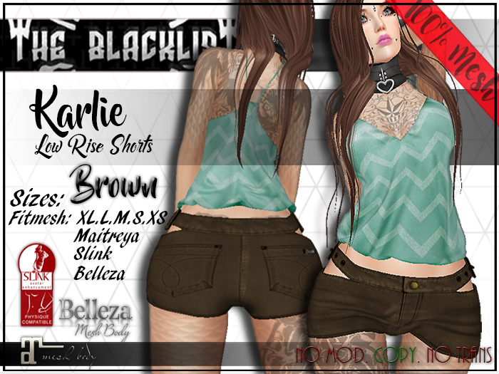 [Blacklist] - Low Rise Shorts - Brown(Unpacker - Hud) - WEAR