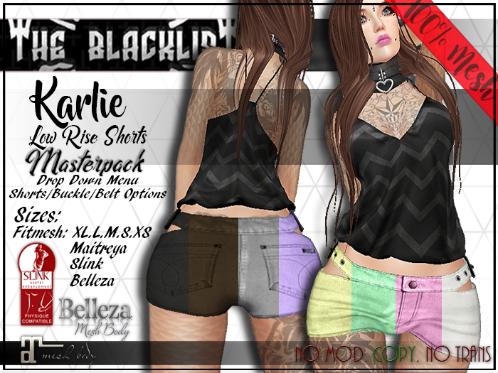 [Blacklist] - Low Rise Shorts - Masterpack - All Colours