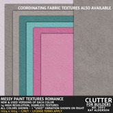 CLUTTER - Messy Paint Textures Romance - 14PK