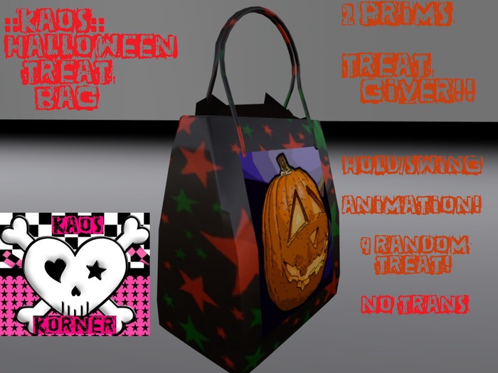 ::KAOS:: Halloween Treat Bags- Stars