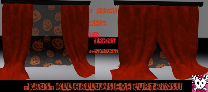 ::KAOS:: All Hallows Eve Curtains