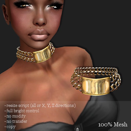 CHOKER CLT-II GOLD     -RYCA-